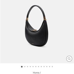 UNUSED/UNWORN brand new black pebbled leather Songmont convertible Luna bag!